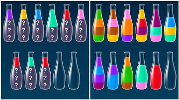 Water Sort Puzzle Walkthrough 81,  ios Gameplay Simulator Think Brain Android Games