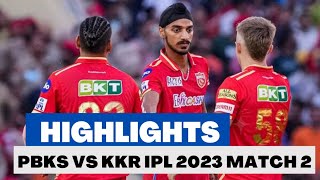 Kolkata Knight Riders vs Punjab Kings ipl 2023 highlights | kkr vs pbks ipl 2023 highlights