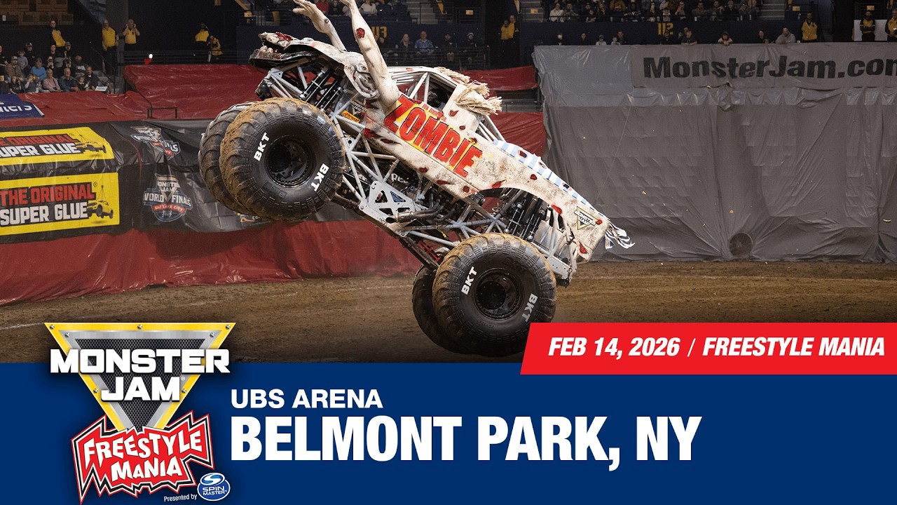 Monster Jam: Belmont Park, NY - 1 (Full Event) | Feb 14, 2026 | Freestyle Mania