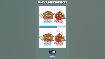 Can you find 3 differences between the two images | Challenge #32 | #emoji_quiz #find_differences