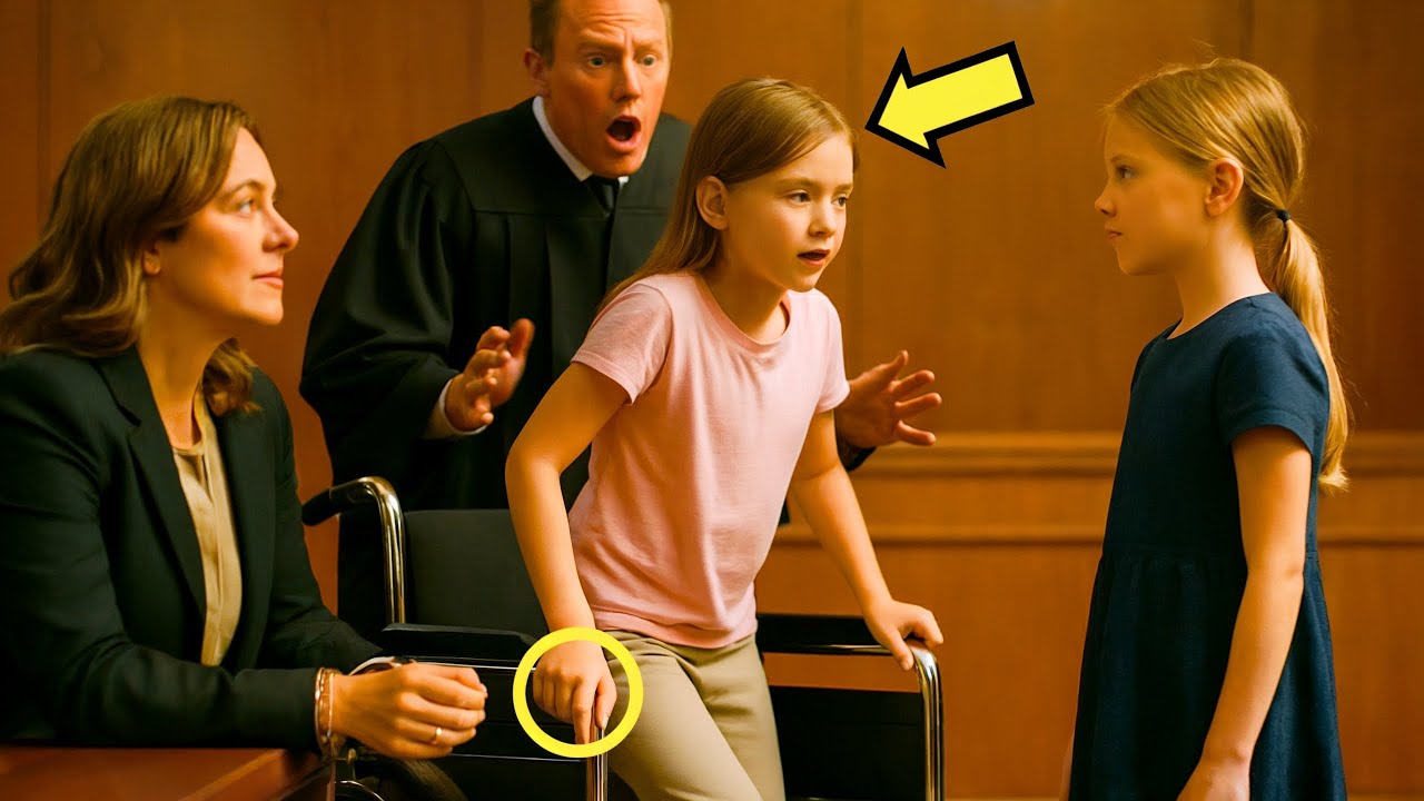 أطلق سراح أمي وسأجعل ابنتك تمشي مرة أخرى… شك القاضي، لكن عندما نهضت…