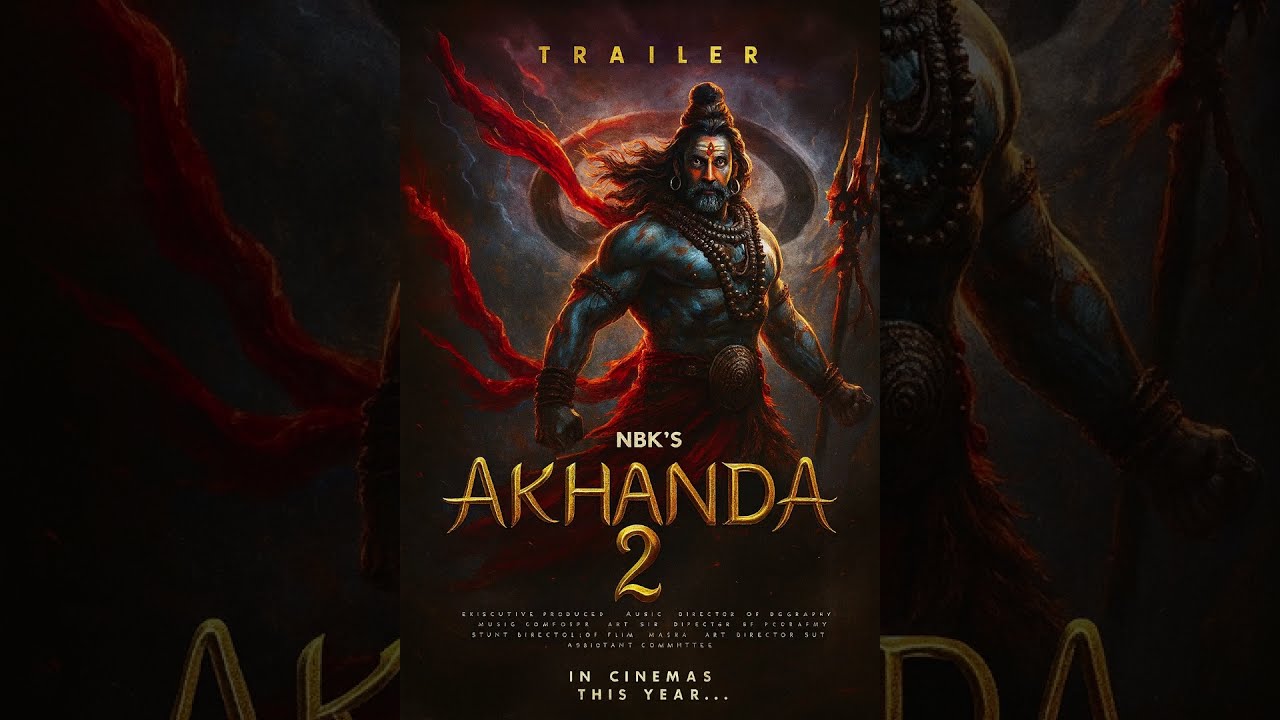 Akhanda 2 Official Poster | Powerful Shiva Avatar | CineWave Studios | NBK | BOYAPATI SRINU | HIT