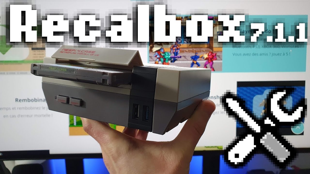 Raspberry Pi 4B + Nespi4Case + Recalbox 7.1.1 = 📺🎮 (retrogaming)