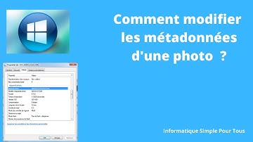 comment modifier les métadonnées d