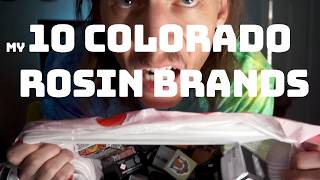 10 Rosin Brands you should try at Colorado Dispensaries