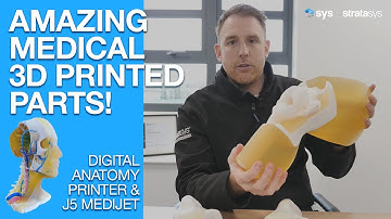 Mind-blowing medical 3D printed parts! 🤯 Digital Anatomy Printer & J5 MediJet from Stratasys