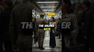 US Army Soldier Gets Humiliated at Airport by Rich Lady #army#hoastories