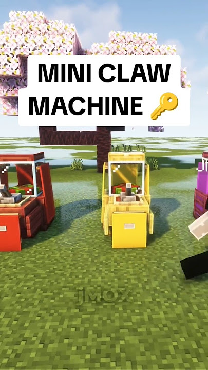 🪚🩷mini CLAW MACHINE in Minecraft ⛏️ #minecraftbuilder#minecraft#build#hacks#ideas#jmoxbuild#jmox