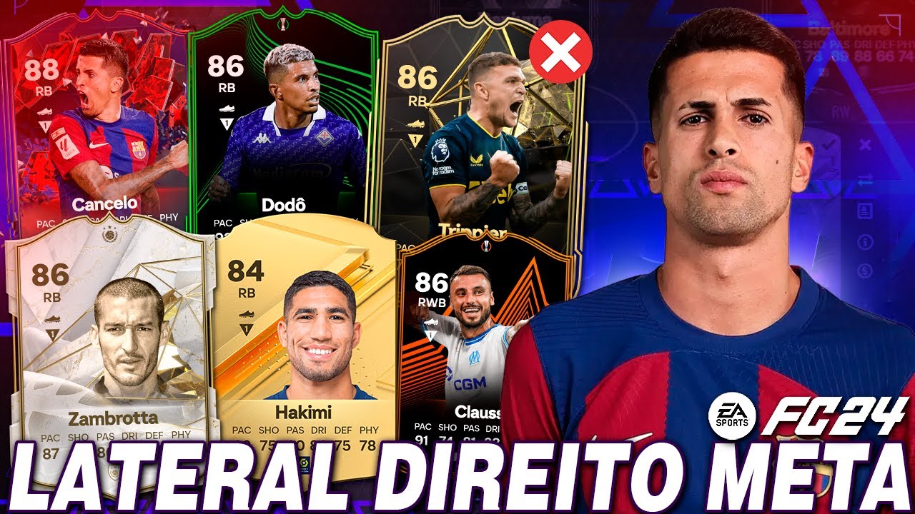FC 24 | 🔥 TOP MELHORES LATERAL DIREITO META FC 24 *ATUALIZADO ...