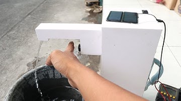 Cuci Tangan Otomatis bertenaga Matahari