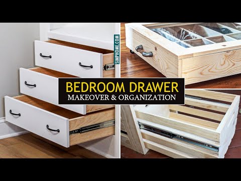 12 Bedroom Drawer Organization