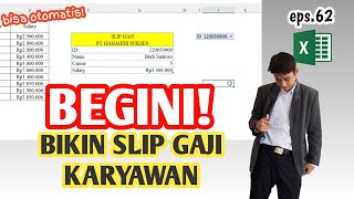 CARA BUAT DAFTAR GAJI KARYAWAN OTOMATIS DI EXCEL, GAMPANG!! CARA BUAT DAFTAR GAJI KARYAWAN OTOMATIS DI EXCEL, GAMPANG!!
