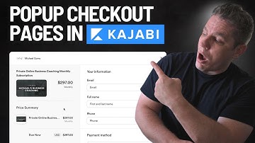 Kajabi: How to setup KAJABI Popup CHECKOUT PAGES (maximize your sales)