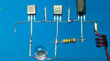 How to make a Touch Sensor With C1815 Transistor | Amazing Simple Electronic Project