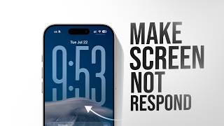 How to Make iPhone Screen Not Respond to Touch