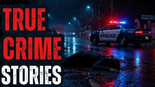 5 Disturbing True Crime Stories For Sleep With Rain Sound | Black Screen | Vol. 160
