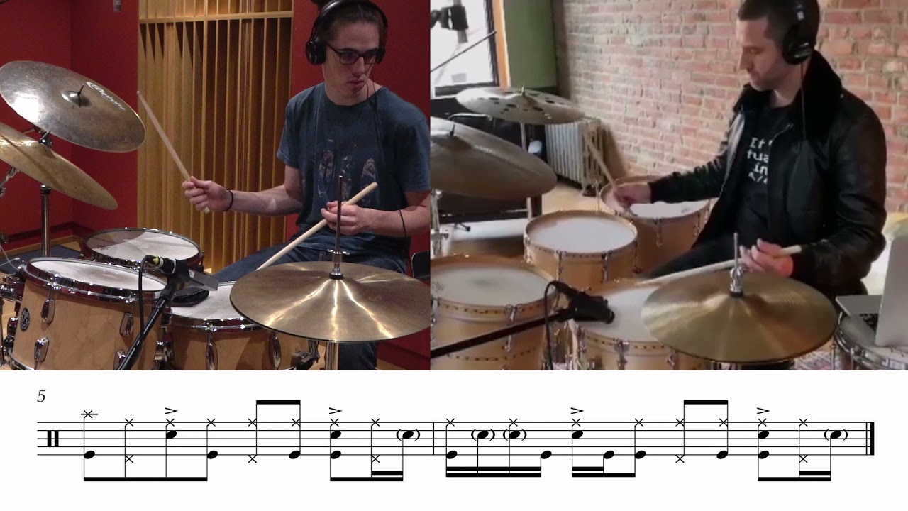Steve Lyman - Instagram drum transcription #2 (by Alfio Laini)