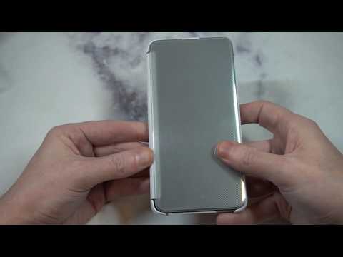 Official Samsung Galaxy S10e S-View Flip Case, White Unboxing and Review
