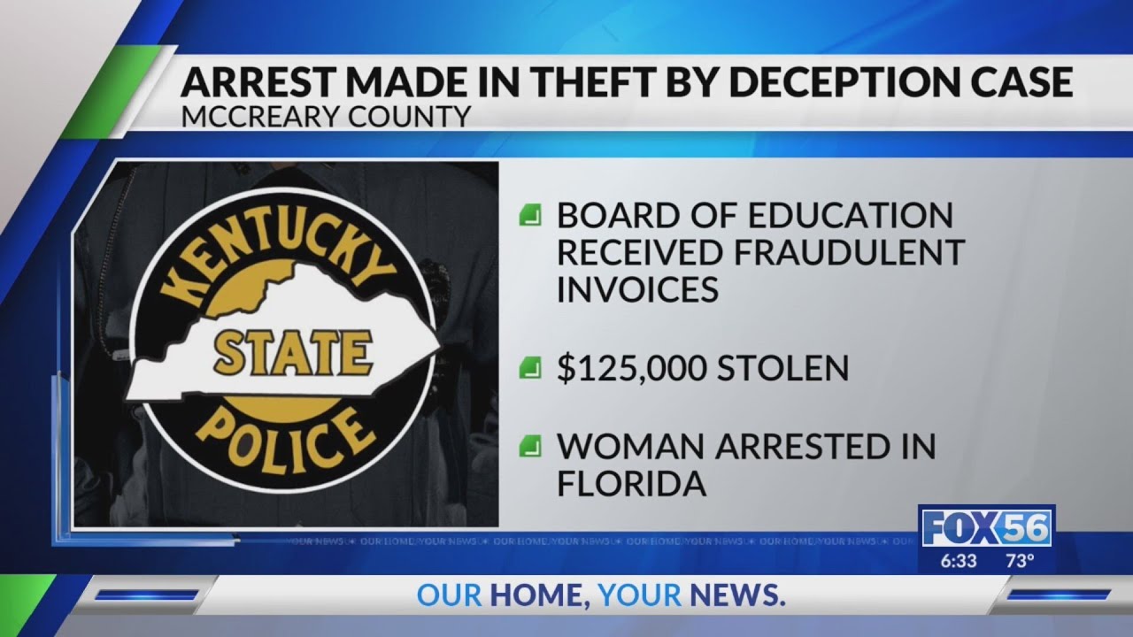 Arrest made in McCreary County theft by deception case - YouTube
