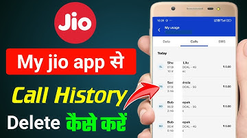 My jio app se call history kaise delete kare 2025 | How to delete call history from myjio app
