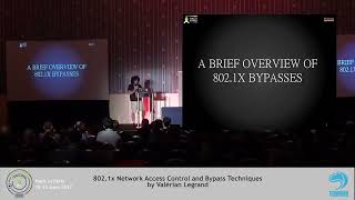 802 1x Network access control & Bypass Techniques by VALERIAN LEGRAND