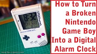 Nintendo Game Boy Made Into a Digital Clock : 4 Steps - Instructables