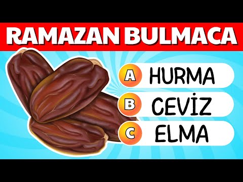 Ramazan Bulmaca🤭💯Ramazan Bilgini Test Et - Ramazan Testi