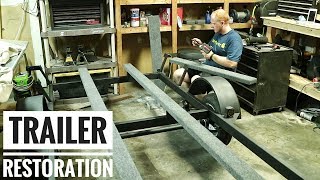 RESTORE A Trailer To Like NEW Condition!!  |  Jon Boat To Bass Boat Restoration