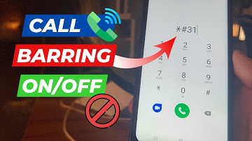 How to Turn On/Off Call Barring 2025