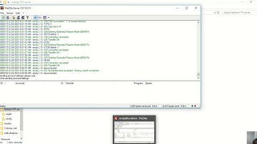 praktek FTP server menggunakan Filezilla