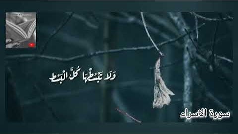 تلاوة خاشعة وآيات مباركة من سورة الإسراء📚|القارئ هيثم الدخين|حالات واتس اب إسلامية💞