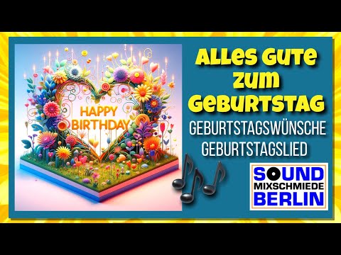 GEBURTSTAGS PARTY 2024 - Non-Stop-Mega-Mix - Über 60 Minuten Musik für jeden Geburtstag