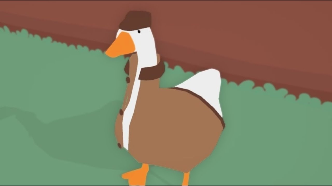 Гусь с ножом рисунок