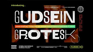 Gudsein Grotesk Font Download