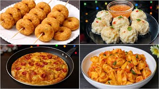 সাধারণ কিছু উপকরণ দিয়ে ৪টি অসাধারণ নাস্তা বানানো শিখে নিলে আপনার আর টেনশন কীসের⁉️Easy Snacks Recipe screenshot 3