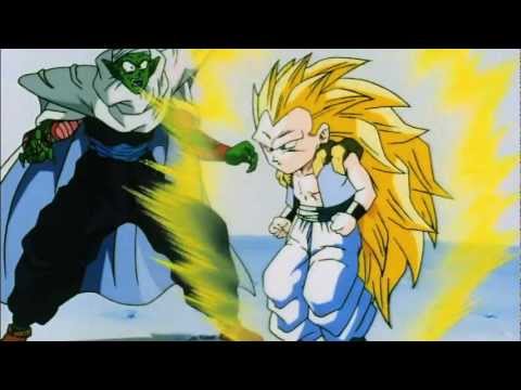 DBZ - Gotenks turns Super Saiyan 3 for the First Time (HD)