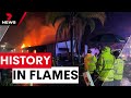 117-year-old Northern Beaches business goes up in flames | 7 News Australia