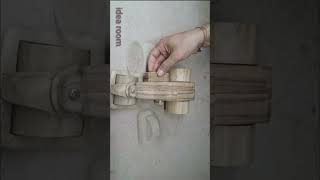 How to make wooden road roller.
