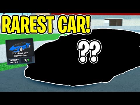 How To Get The RAREST CAR In Car Dealership Tycoon Before It's GONE!