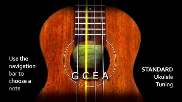 YouTube Ukulele Tuner - Real Ukulele Sound - Standard Tuning