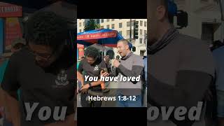 Proving Jesus Is God to Black Hebrew Israelite #jesus #evangelism #israelites #streetpreaching