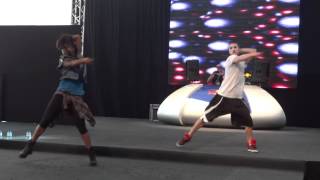 Blake McGrath and Taja Riley killing the routine @BlakeMcGrath @TajaRiley #TurnUpChoreography