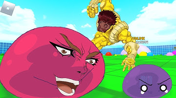 Demolishing Blobs in ROBLOX! | Eat Blobs Simulator