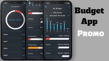 Budget App UI - Expense Manager App - Promo - Flutter - Speed Code