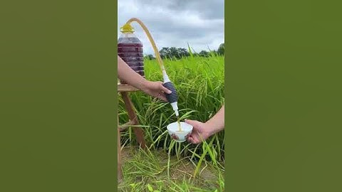 Bộ Hút Chất Lỏng Xăng Rượu Bóp Tay