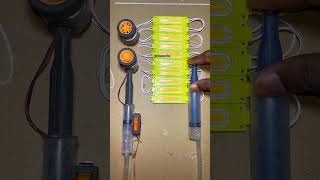 Diy Ten DC Led light powered by wheel power electricity generator #shorts #dcmotor