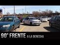 Estacionamiento a 90 grados de frente - A la derecha