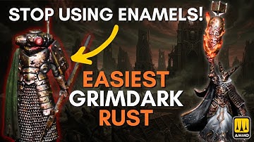 STOP USING ENAMELS! Easiest Way to Get RUST Effects (Ammo - Missing Link Review)