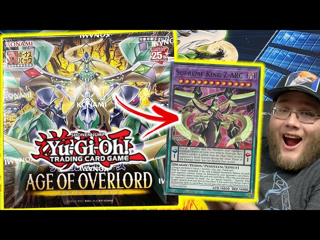 NEW!* SUPREME KING! Yu-Gi-Oh! Age of Overlord Booster Box
