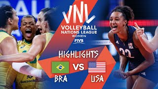 Brazil Vs. Usa - Highlights D Womens Vnl 2021